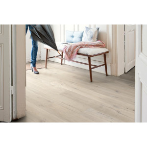 Ламинат Quick-Step Impressive Ultra Дуб мягкий светлый, 33 класс, фаска 4v, влагостойкий, 12*190*1380 мм
